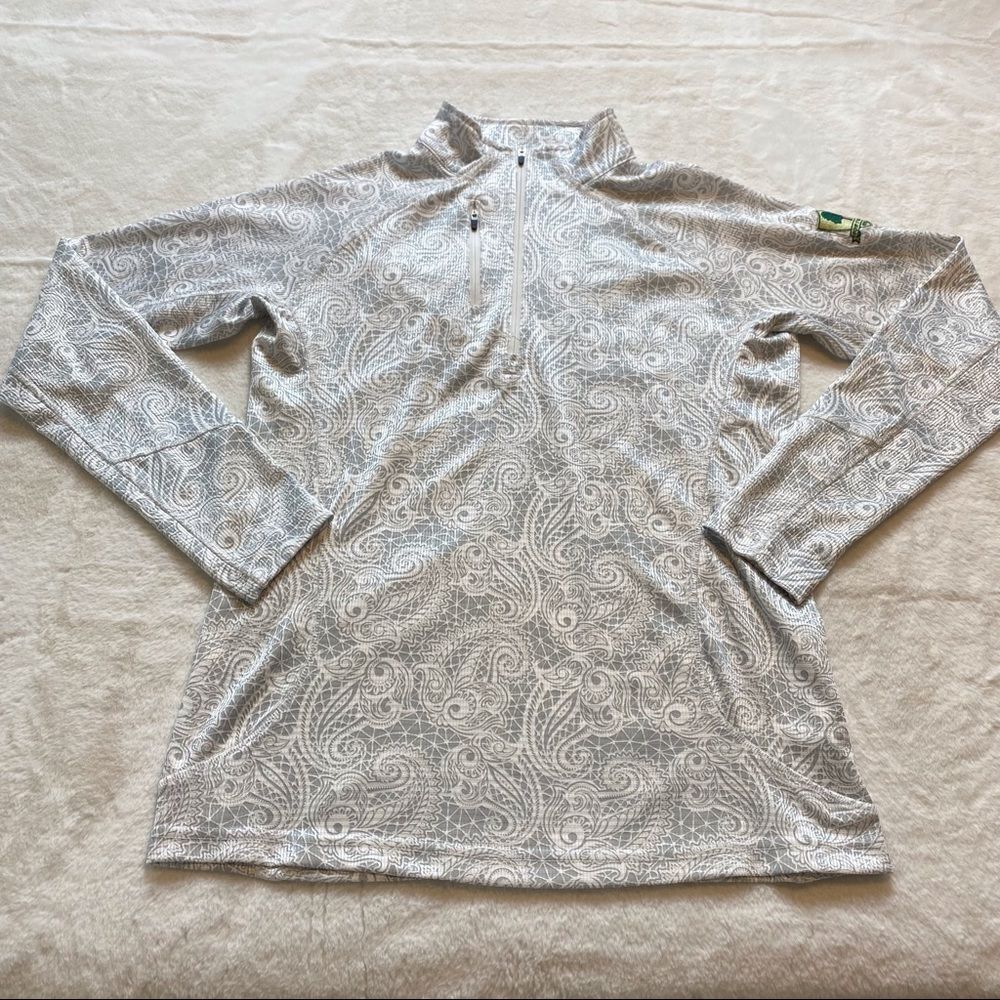 Straight Down 1/4 Zip Long Sleeve Top